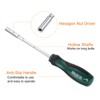 sourcing map 2pcs Metric Nut Driver 5mm CR-V Non-Magnetic Tip