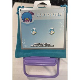 Sanrio TUXEDOSAM EARRINGS STERLING SILVER SANRIO SUPER CUTE