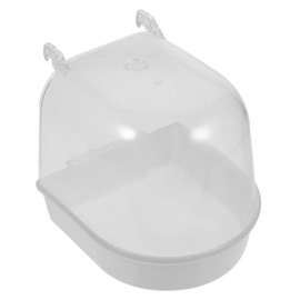 BESPORTBLE Bird Bath Cover for Small Birds Bath Cage for Canaries Budgies and Parrots for Indoor and Outdoor