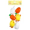 Eurowrap Easter Novelty Fillable Eggs Set with Bunny Chick and