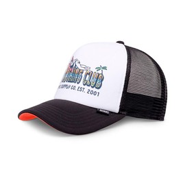 Djinns - DNC Sundown Trucker Cap Mesh Cap Hat Cap Hat Caps, Black/White/Black