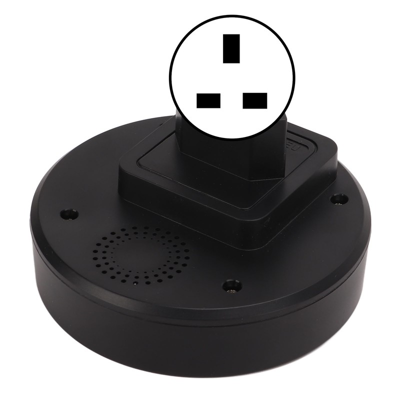 Black Wireless Doorbell Self Powered Waterproof Door Bell with 58
