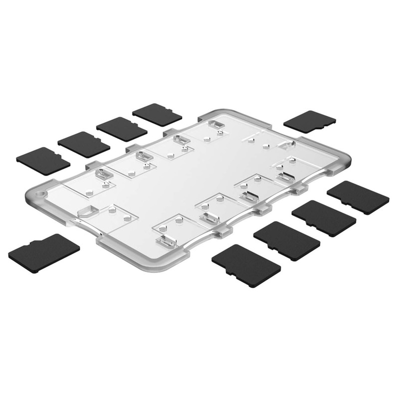 Flashwoife, 10 x MicroSD Storage Memory Card Box, Credit Card