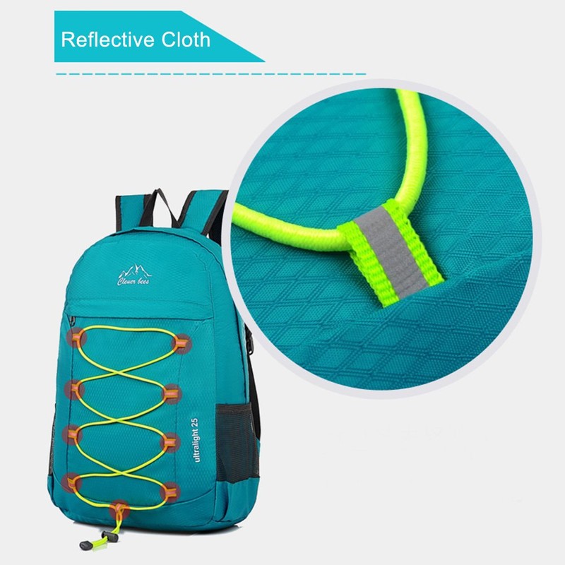 Packable Handy Lightweight Foldable Outdoor Travel Daypack Backpack (Green)