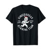 Trendy Gingerbread Running Team Christmas Humor T-Shirt