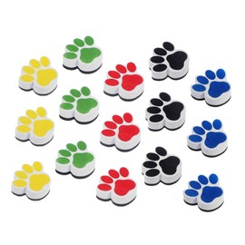 LALAFINA 15pcs Magnetic Whiteboard Erasers Portable Dry Erase Cleaning Tools for Classroom Home and Office Washable Chalkboard Erasers for Felt Cloth Eraser