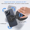 Soporte Celular Magnético Escritorio, Base Metálica Plegable, Soporte Magnético para