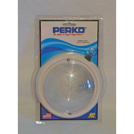 Perko 1253DP2WHT Exterior Surface Mount Dome Light - 5