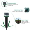Mole Repellent for Lawns 8 Pack, Solar Powered Mole Repeller