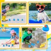 Lenwen 12 Pcs 2.2 Inch Waterproof No Hole Rubber Ducks