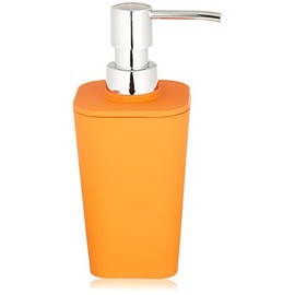 Wenko 18971100 Dispensador de Jabon Modelo Rainbow, Naranja