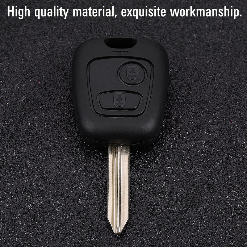 2 Buttons Car Remote Key Fob 433MHz ID46 for Citroen