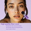 Xinpinzhou Purple Retractable Makeup Brush, Retractable Blush Blusher Face Powder