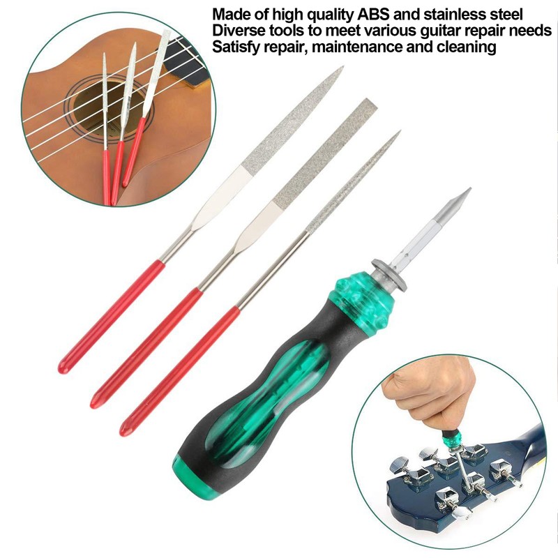 Guitar Repairing Tools Kit Guitars Maintenance Tool Kits with Strings