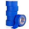 ADHES Upgrade Blue Painters Tape, Masking Tape for Painting 6 Rolls x 1.88 Inch x 60 Yards, Blue Paint Tape No Residue Outdoor Anti UV Multi Surface Use, Total 360 Yards