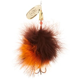 Blue Fox SBOU6BRO Vibrax Super Bou Single Tackle, Brown Orange, 6