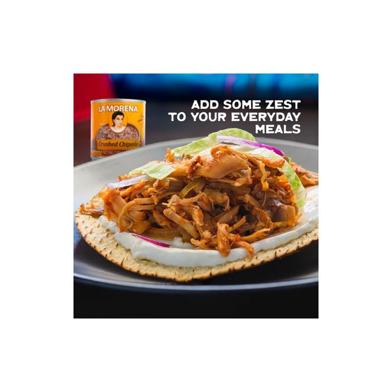 La Morena Crushed Chipotle peppers 7.9oz (SINGLE) (Packaging may vary)
