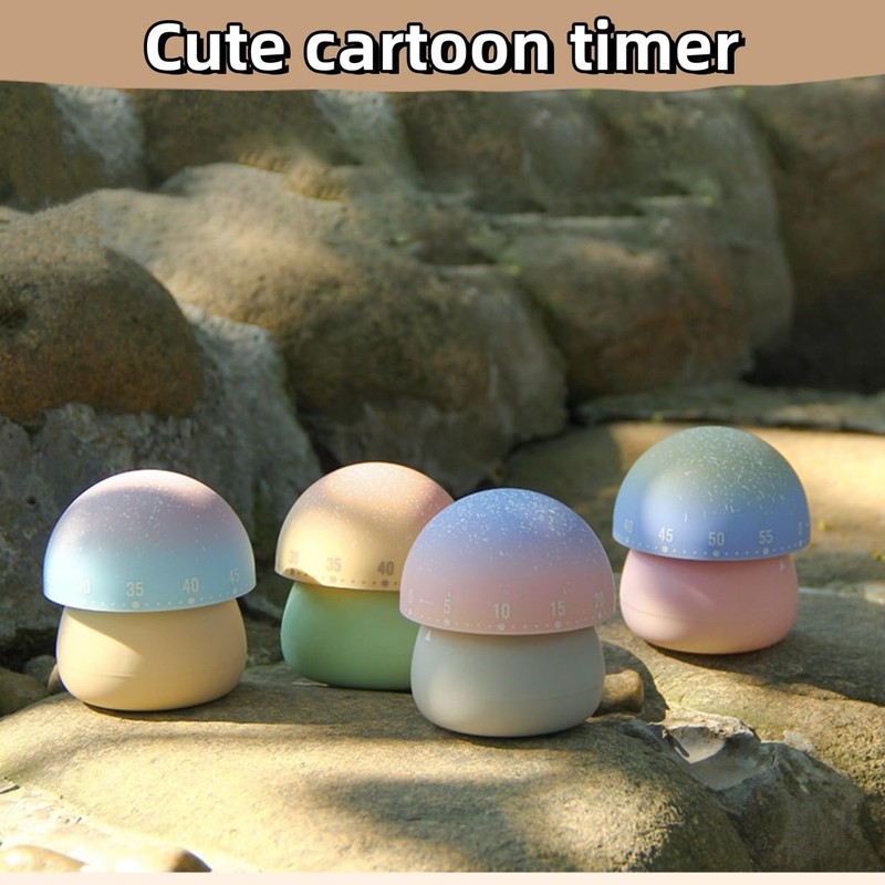 Mechanical Kitchen Timer, Cute Timer for Kids, Visual Timer, 60