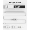 ASOKO Motion Sensor Dimmable Led Under Cabinet Lighting,12 inches Plug