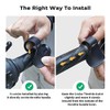 Alpha Rider 2PCS Universal 22MM Black Throttle Mounted Motorcycle Cruise