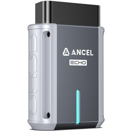 ANCEL Echo OBD2 Scanner Bluetooth - All Systems Code Reader, Car Diagnostic Tool for iOS Android, Vehicle Scanner for Oil Light & Brake Reset, Battery Registration - Bidirectional Scan Tool, Live Data