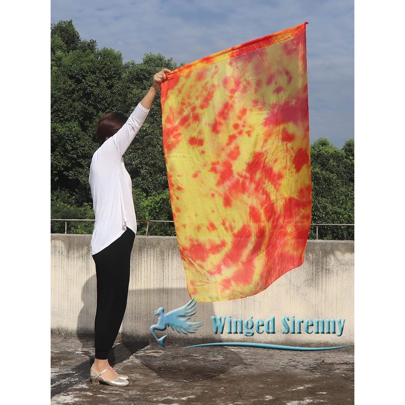 Winged Sirenny Porphetic Praise Dance Worship Flex Flags, (130cm) 50"