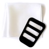 Paris 16 Piece Men's Silk Pocket Square Holder, Made in