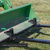 Titan Attachments Light-Duty 60" Clamp-on Pallet Forks with Adjustable Stabilizer