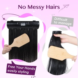 IDN BEAUTY Hair Extension Holder Stand for Styling, 4 Installation Modes With Tool, Black Hair Extension Holder Designed to Securely Hold Your Extensions for Washing, Styling, Packing and Storing