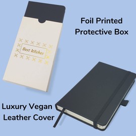 Password Book with Alphabetical Tabs - Red Vegan Leather - Pocket Size - Log in Organizer - Perfect Presents for Ladies Who Have Everything