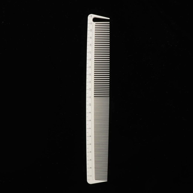 zalati Hair Comb with Ruler Scale Measurements 2-in-1 Comb for