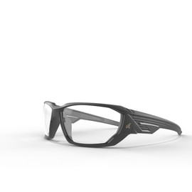 EDGE Eyewear Dawson Z87+ Safety Glasses – Clear Lens, Flexible Wraparound Frame, Wide Temples for Added Coverage, Lightweight Nylon Construction, UV Protection
