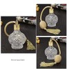 BOGZON 80ml Clear Crystal Vintage Style Perfume Bottle Gold Long