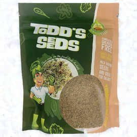 Todd’s Seeds - Alfalfa Sprouting Seeds - Easy to Grow Bulk Alfalfa - Fast Growing with High Sprout Germination (1/2 Pound)