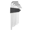 HARFINGTON 7pcs Ball End Hex Key Wrench Set 1.5/2/2.5/3/4/5/6mm 45#