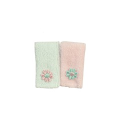 Melody Jane Dollhouse Pair Blue & Pink Towels Miniature Bathroom Accessories 1:12