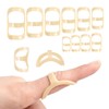 GNHG Pack of 10 Finger Splints, Finger Protection, Oval Finger