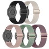 EverAct 5 Pack Stretchy Nylon Watch Bands Compatible with Garmin