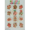 Mini Christmas Tree Ornaments for Tiny Tree (12 Gingerbread Cookie