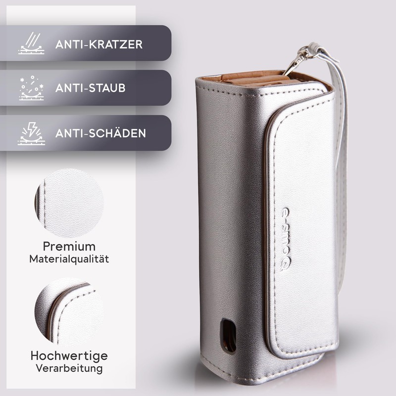 [20+ Colours] e-smoQ Case Compatible with IQOS Iluma, High-Quality Case
