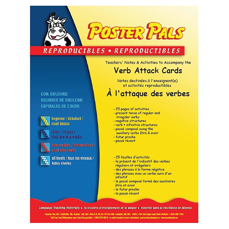 French Verb Cards and Teaching Guide