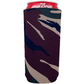 Blank Neoprene 24 oz. Can Coolie (Green Camo)