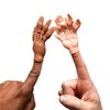 ACC Set of Ten Rubber Finger Hands for Two Finger