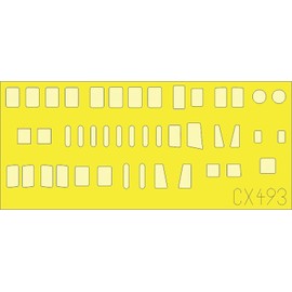 EDUCX493 1/72 Kawanishi Double Boat Paint Mask Seal Hasegawa Plastic Model Masking Sheet