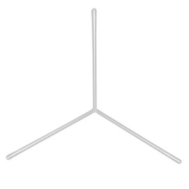 Zeigis® Advertising Stand Acrylic Glass 3-Sided DIN A5 / Star-Shaped / Table Stand / Flyer Holder / Insert Format 148 mm x 210 mm