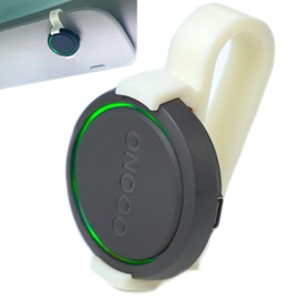 Sun Visor Holder for Ooono Co-Driver No2, Mount/Clip for Sun Visor (for OOONO NO2, White)