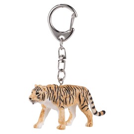 Mojo 387487 Tiger Animal Figure Keychain, Braun