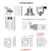 LOOTICH 110 Deg Kitchen Units Concealed Cabinet Door Mute Hinges