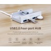 ORICO USB 3.0 Hub Clamp - Aluminum 4-Port USB Splitter