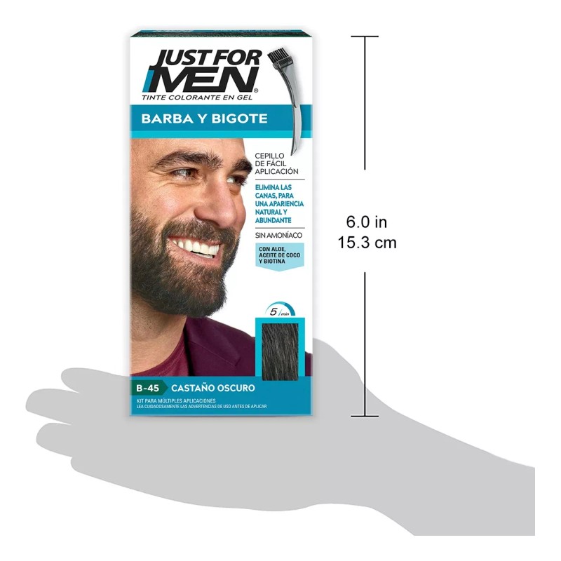 Just For Men Tintes Just For Men Kit Castaño Oscuro